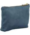 BG714 BagBase Velvet Accessory Bag blue topaz colour image